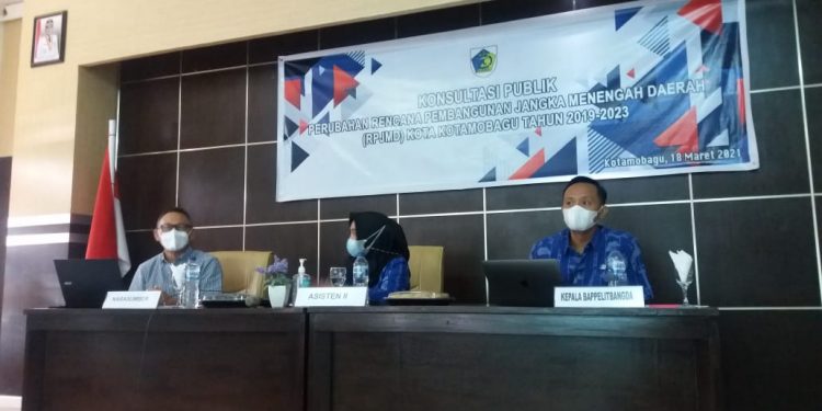 Konsultasi Publik Perubahan Rencana Pembangunan Jangka Menengah Daerah (RP-MD) Kota Kotamobagu Tahun 2019- 2023