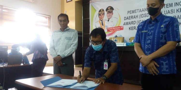 Perjanjian Kerjasama Antara Badan Perencanaan Penelitian Dan Pengembangan Daerah Kota Kotamobagu