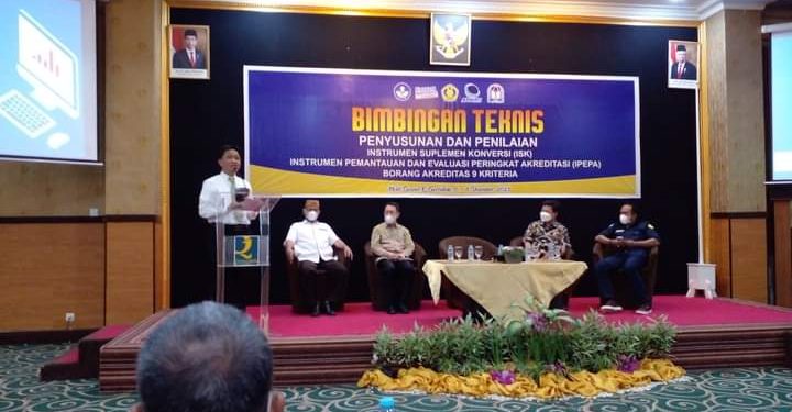 Bimbingan Teknis “Penyusunan Dan Penilaian Instrumen Suplemen Konversi (ISK) Instrumen Pemantauan Dan Evaluasi Peringkat Akreditas (IPEPA) Borang Akreditas 9 Kriteria
