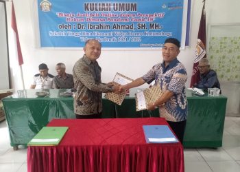 Kuliah Umum ‘Bisnis Jual Beli Online dalam Perspektif Hukum Dimasa Pandemi Covid 19″ oleh Dr. Ibrahim Ahmad, SH, MH