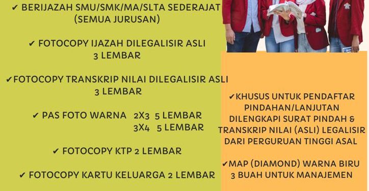 Brosur Pendafaran Mahasiswa Baru/Pindahan/Lanjutan T.A 2022/2023