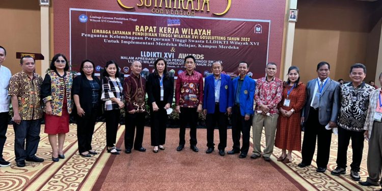 Ketua STIE Widya Darma Kotamobagu menghadiri Rapat Kerja Wilayah LLDIKTI XVI Tahun 2022